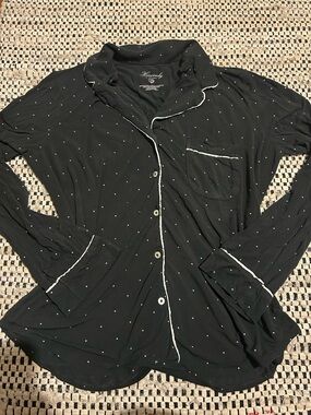 Heavenly by Victoria secret polka dot long sleeve pj shirt